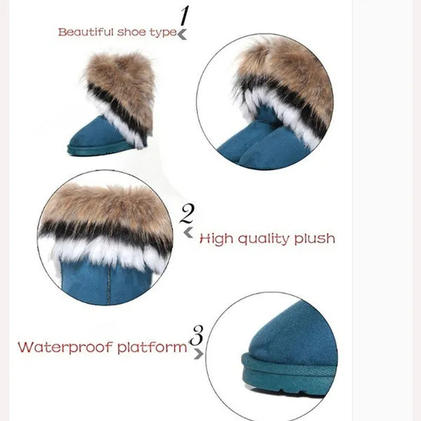Women's Fashion Snow Boots Warm Boots