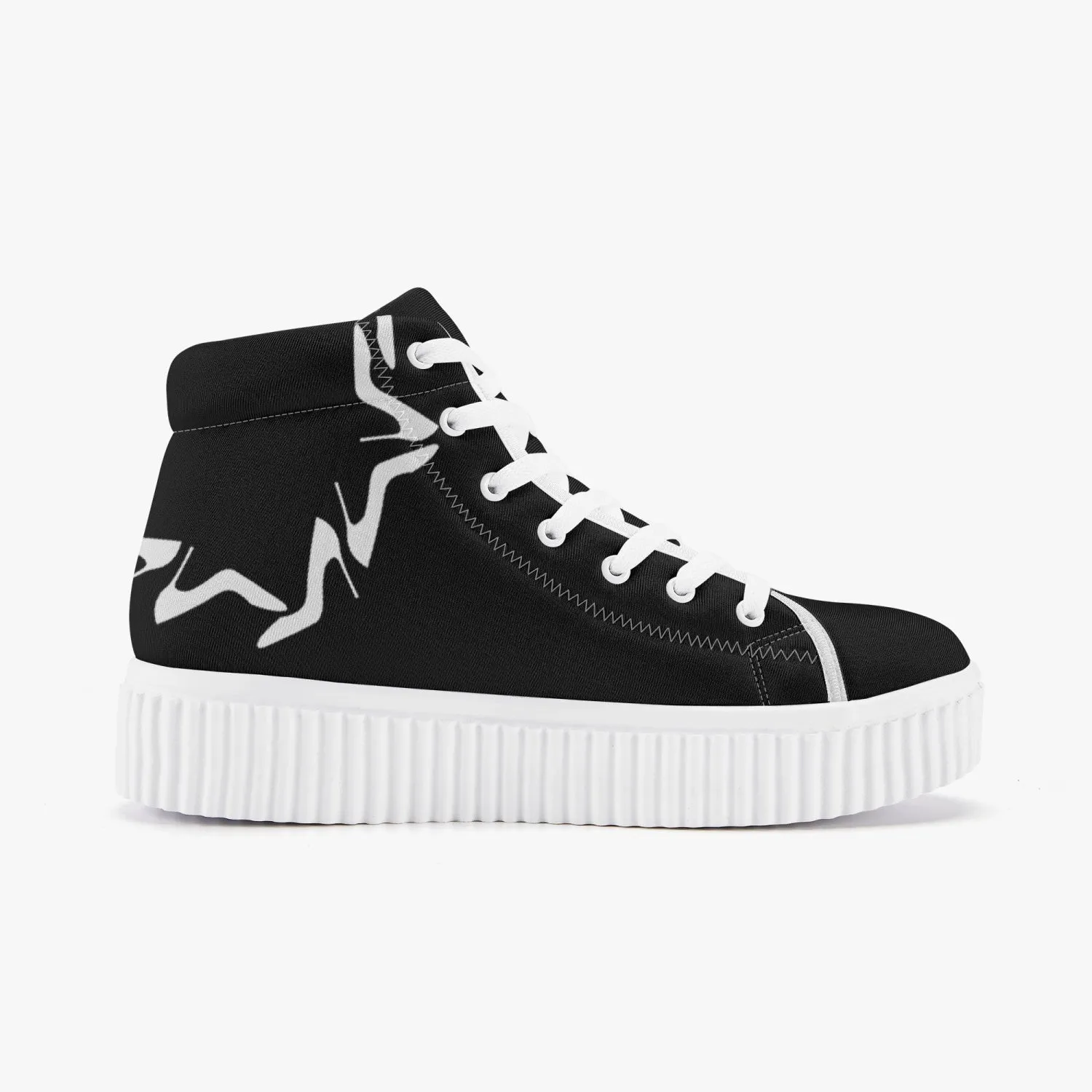 Women’s High Top Platform Sneakers 'Boss lady O'