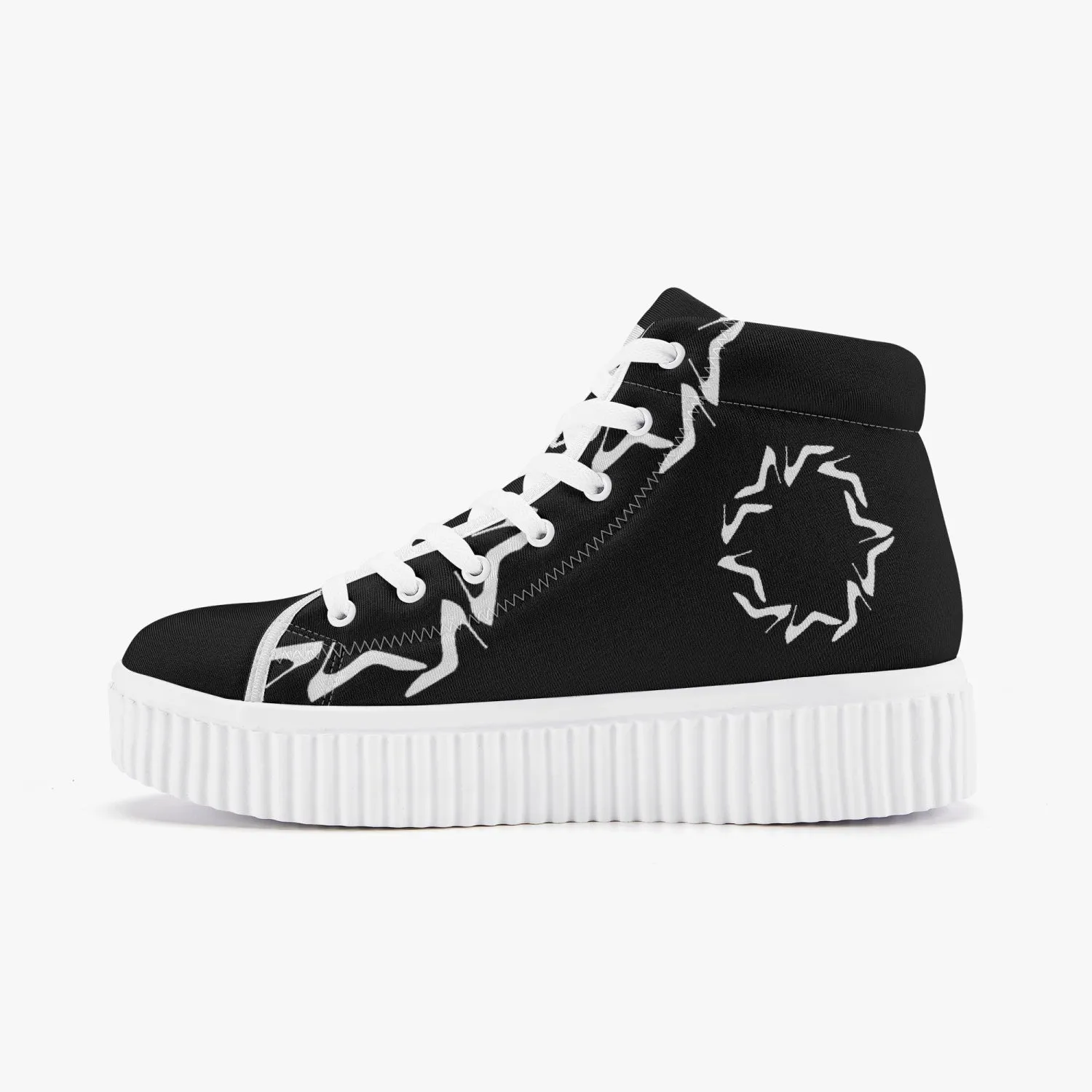 Women’s High Top Platform Sneakers 'Boss lady O'