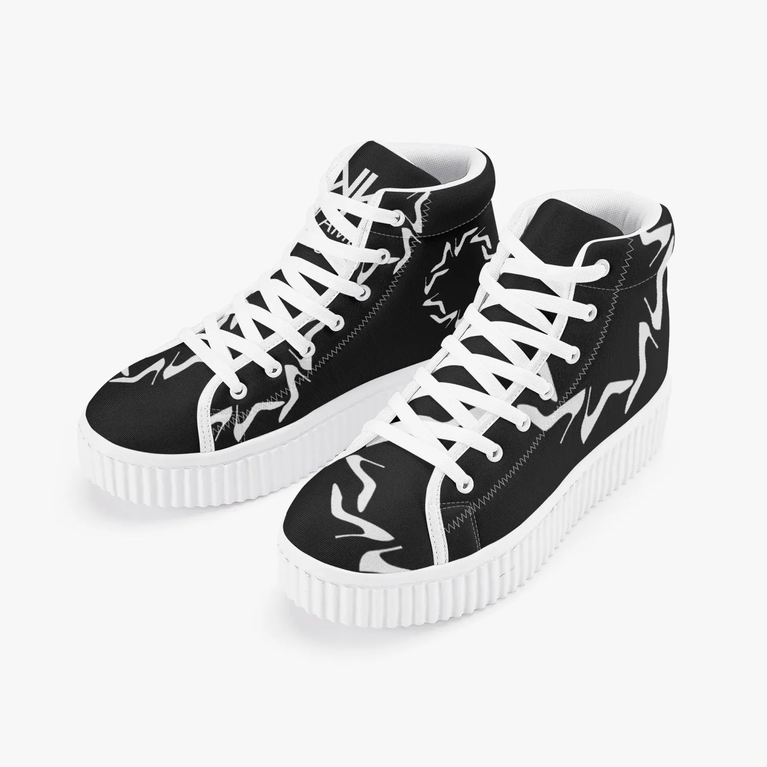 Women’s High Top Platform Sneakers 'Boss lady O'