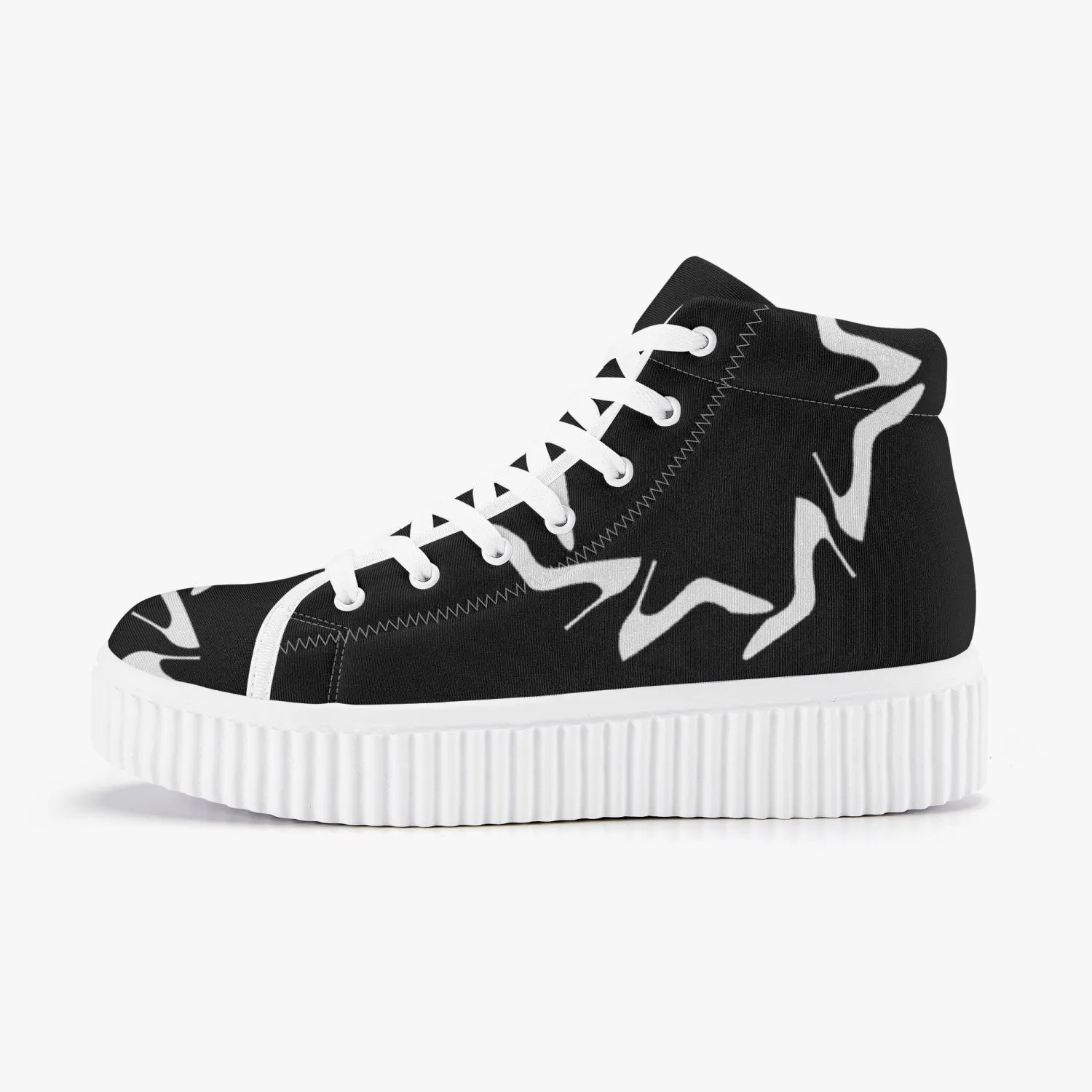 Women’s High Top Platform Sneakers 'Boss lady O'