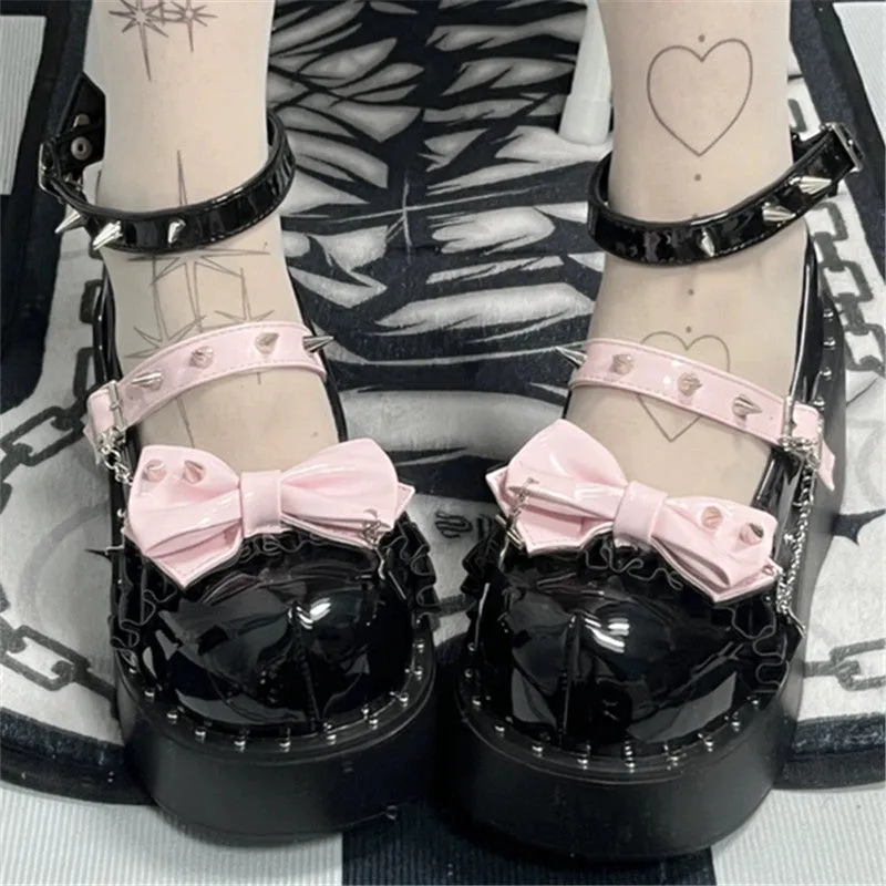 Y2k Lolita Platform Shoes UB99228