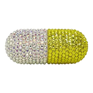 Yellow Crystal Pill Pen